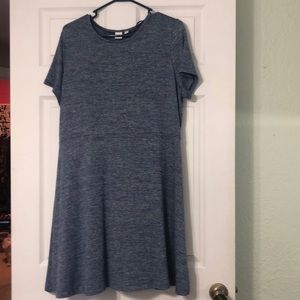 Gap Blue A-line dress- only worn once!